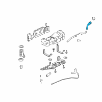 OEM 2008 GMC Envoy Filler Pipe Diagram - 25965858