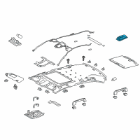 OEM 2017 Lexus GS450h Lamp Assy, Spot Diagram - 81360-30090-A0