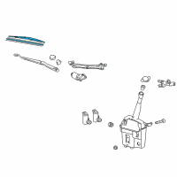 OEM 2010 Pontiac Vibe Front Blade Diagram - 19184578