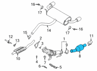 OEM 2022 Lincoln Corsair CONVERTER ASY Diagram - LX6Z-5E212-L