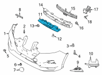 OEM Nissan Bracket-Apron Diagram - 62660-6MR0A