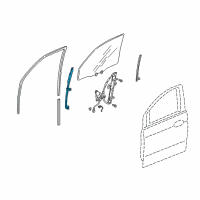 OEM Acura Sash, Right Front Door (Lower) (Front ) Diagram - 72230-S3V-A02