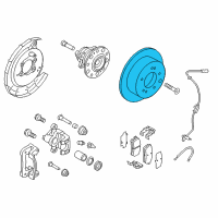 OEM 2018 Hyundai Elantra Disc-Rear Brake Diagram - 58411-3Y300