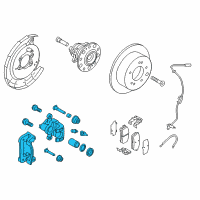 OEM 2014 Hyundai Elantra Caliper Kit-Rear Brake, LH Diagram - 58310-3XA30
