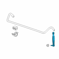 OEM Cadillac Stabilizer Link Diagram - 20761142