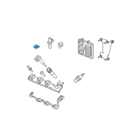 OEM 2007 Cadillac XLR Camshaft Sensor Diagram - 12593995