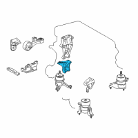OEM 2018 Lexus ES300h Bracket, Engine Mount Diagram - 12319-0V040