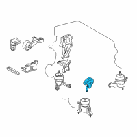 OEM 2017 Lexus ES300h Bracket, Engine Mount Diagram - 12311-0V130