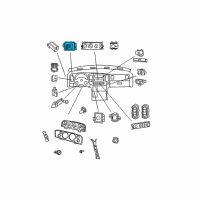 OEM 2006 Dodge Ram 1500 Switch-HEADLAMP Diagram - 56049636AD