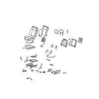 OEM 2006 Hummer H3 Switch, Driver Seat Adjuster Diagram - 19169160