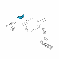 OEM 2010 Infiniti M35 Bracket-Engine Mounting, LH Diagram - 11233-AF800