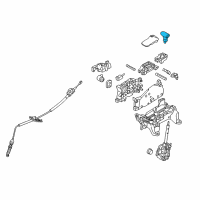 OEM Hyundai Elantra Knob-Gear Shift Lever Diagram - 46720-F2400-TRY