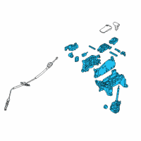 OEM Hyundai Ioniq Lever Assembly-Automatic Transmission Diagram - 46700-F2210