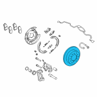OEM 2015 Toyota Tundra Rotor Diagram - 42431-0C011
