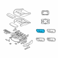 OEM 2021 BMW 228i xDrive Gran Coupe SEAT ADJUSTMENT SWITCH, LEFT Diagram - 61-31-9-248-083