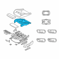 OEM BMW X2 FOAM SECTION, SEAT Diagram - 52-10-9-460-859