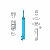 OEM 2013 Nissan 370Z ABSORBER Kit - Shock, Rear Diagram - E6210-1EA1E