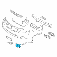 OEM Infiniti Distance Sensor Assembly Diagram - 28437-1NL3A