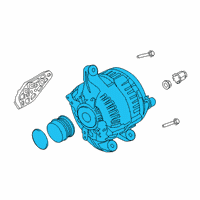 OEM Ford Bronco Sport ALTERNATOR ASY Diagram - LX6Z-10346-E