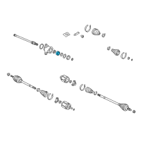 OEM Acura RL Bearing, Half Shaft Diagram - 91057-SP0-008