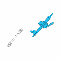 OEM Kia Column Assembly-Upper Diagram - 563102K100