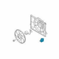 OEM Kia Forte5 Fan Controller Diagram - 253854R500