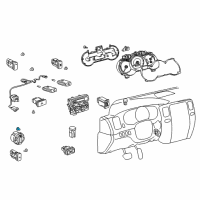 OEM 2007 Toyota 4Runner Bulb Diagram - 90010-01084