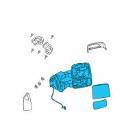 OEM 2011 Ford F-350 Super Duty Mirror Diagram - 9C3Z-17683-LA