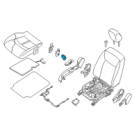 OEM Nissan Switch Assy-Front Seat, RH Diagram - 87016-3NF0A