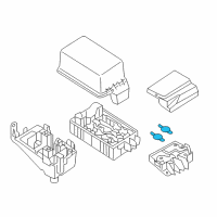 OEM 2010 Kia Optima Fuse-125AMP Diagram - 1898005931