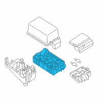 OEM 2009 Hyundai Genesis Engine Room Junction Box Assembly Diagram - 91950-3M170