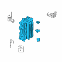 OEM 2015 Infiniti QX50 Block Junction Diagram - 24350-1BL0A