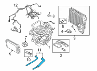 OEM BMW M8 Set Pipe Diagram - 64-11-9-361-714