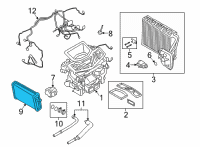 OEM 2021 BMW 530e xDrive Transmission Oil Cooler Diagram - 64-11-9-361-712
