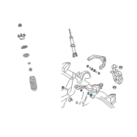 OEM 2007 Dodge Ram 1500 BUSHING-Control Arm Diagram - 55366746AE