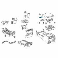 OEM 2014 Toyota Land Cruiser Lock Diagram - 58971-60060