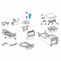 OEM Toyota Shift Knob Diagram - 33504-60241-E2