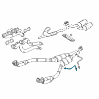OEM 1998 BMW 318ti Oxygen Sensor - Front Diagram - 11-78-1-247-406