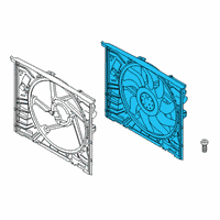 OEM 2021 Toyota GR Supra Fan & Motor Diagram - 16360-WAA03