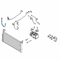 OEM Kia Amanti Discharge Hose Diagram - 977623F100