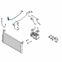 OEM Kia Amanti Liquid Tube Diagram - 977683F100