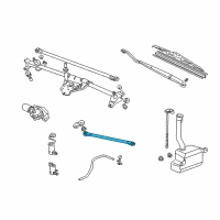 OEM 2004 Honda Odyssey Rod Unit A Diagram - 76540-S0X-A01