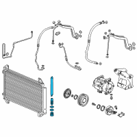 OEM 2017 Acura MDX Filter Sub-Assembly Diagram - 80101-TZ5-A02