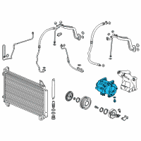 OEM Acura MDX Compressor Diagram - 38810-5J6-A03