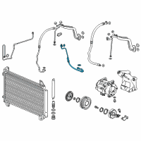 OEM 2018 Honda Pilot Hose, Discharge Diagram - 80315-TZ5-A01