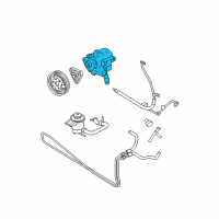 OEM 2010 Ford Mustang Power Steering Pump Diagram - AR3Z-3A674-ARM