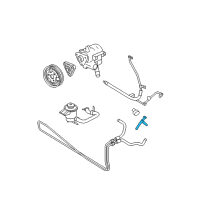 OEM 2006 Ford Mustang Return Hose Diagram - 6R3Z-3A713-AA