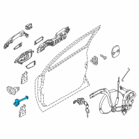 OEM 2017 Infiniti QX80 Link Door STOPP Diagram - 80430-1LA9E