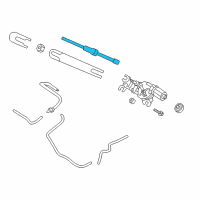 OEM 2016 Hyundai Veloster Blade Assembly-Wiper, Rear Diagram - 2VH09-AK009-R