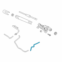 OEM 2016 Hyundai Veloster Hose Assembly-Rear Washer Diagram - 98950-2V000